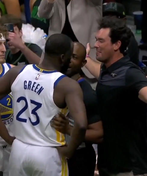 Shams：NBA对追梦与场边球迷的互动事件发出警告 但未罚款